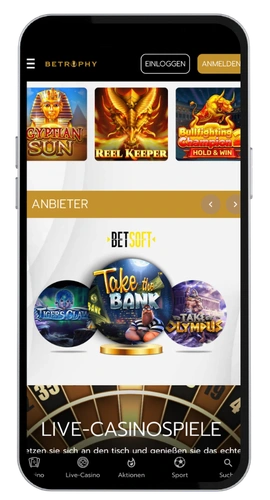 Betrophy Kasino app 